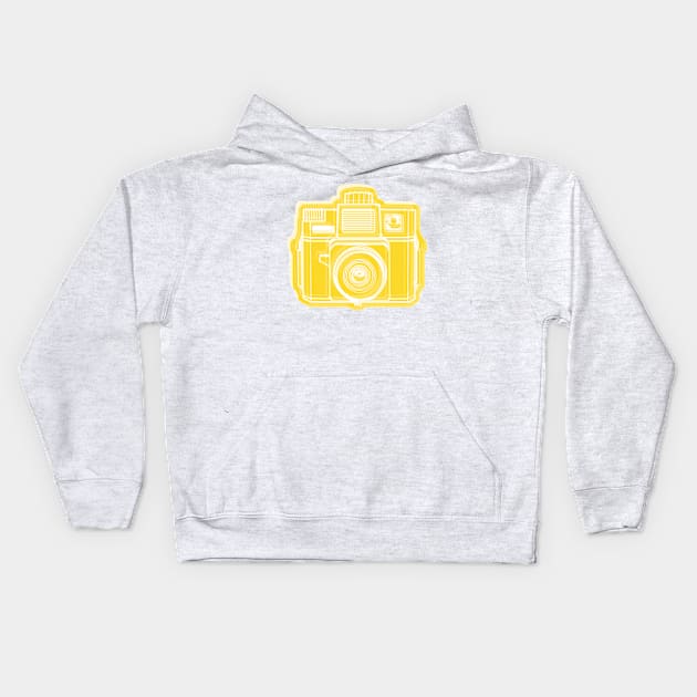 ISSF Society6 logo YELLOW Kids Hoodie by istillshootfilm